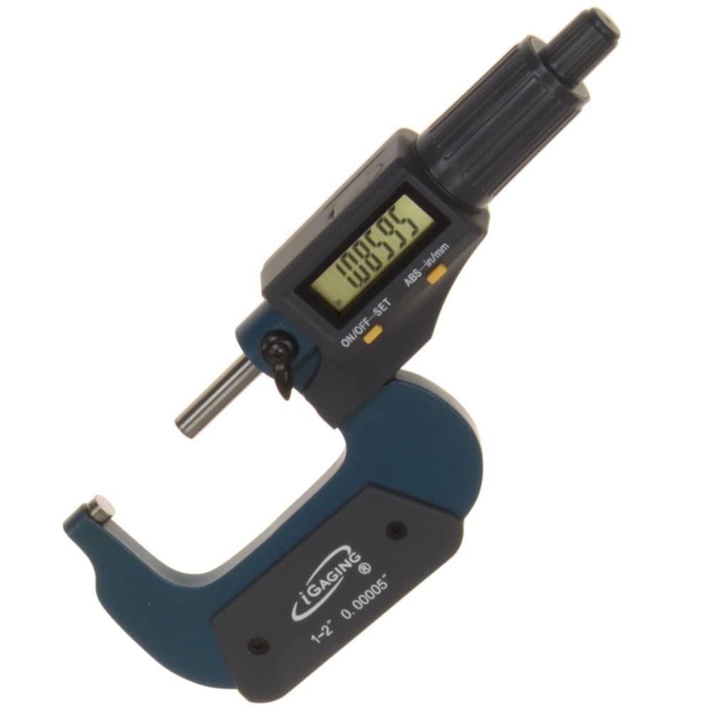 iGaging Digital Micrometer w Data Output 1-2"/0.00005"/0.001mm