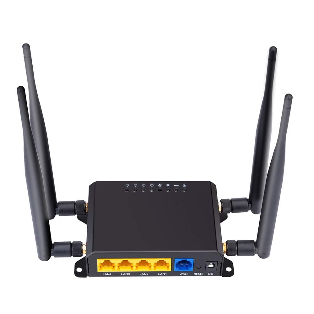 X10 4G LTE OpenWRT Smart Router Ext High Power SIM Card WiFi Wireless External 5dbi Modem 300Mbps Qualcomm Chip CPE EU Version YANMAO