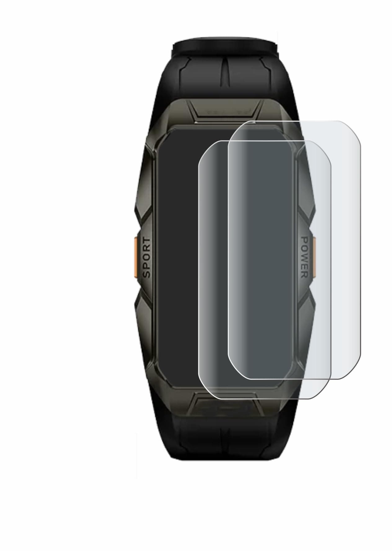 brotect 3D Curved Screen Protector Matte compatible with Kospet Tank X1 (2 Pack) - Full Screen Coverage