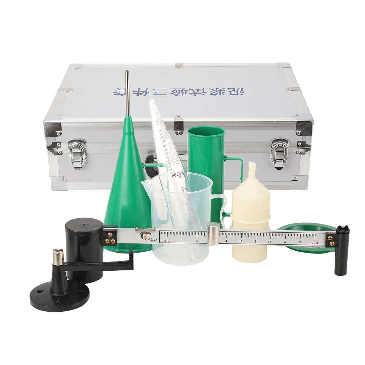 Slurry Test Kit, Mud Hydrometer, Mud Viscometer, Marsh Funnel and Viscometer Cup Mud Tester Slurry Test Kit Sand Content Kit Mud Tester Viscosimeter Sand Content Meter Kit