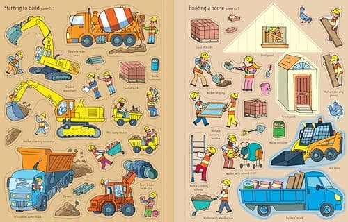 Usborne Publishing Ltd First Sticker Book Building Sites