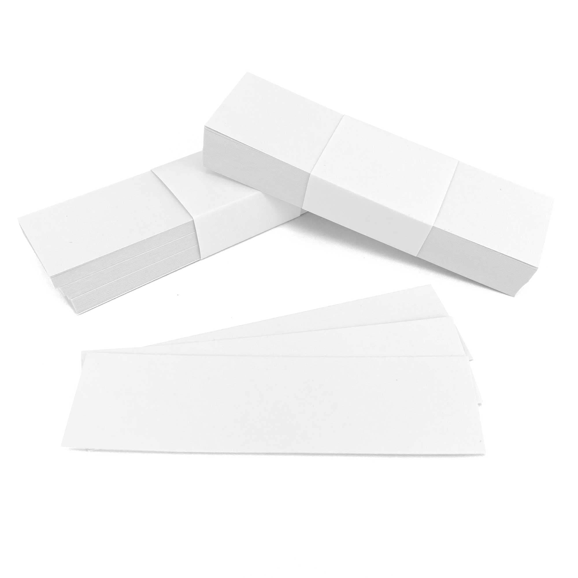Label Holders 1x3 Inches Paper Inserts Refill (100 Count)