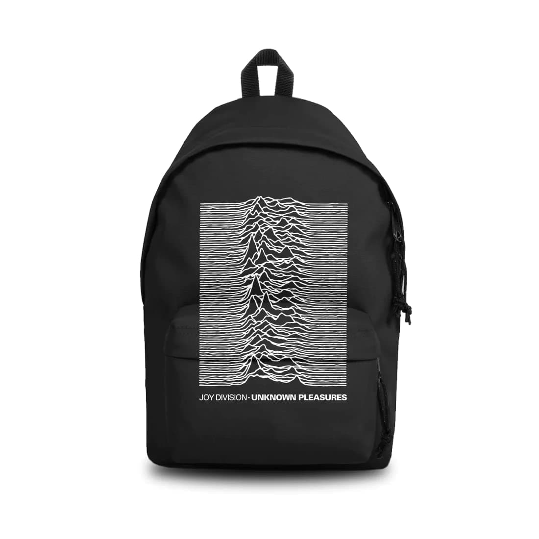 Rocksax Joy Division Daypack - Unknown Pleasures, Black, Height 45cm, Width 30cm, Depth 15cm, Backpack