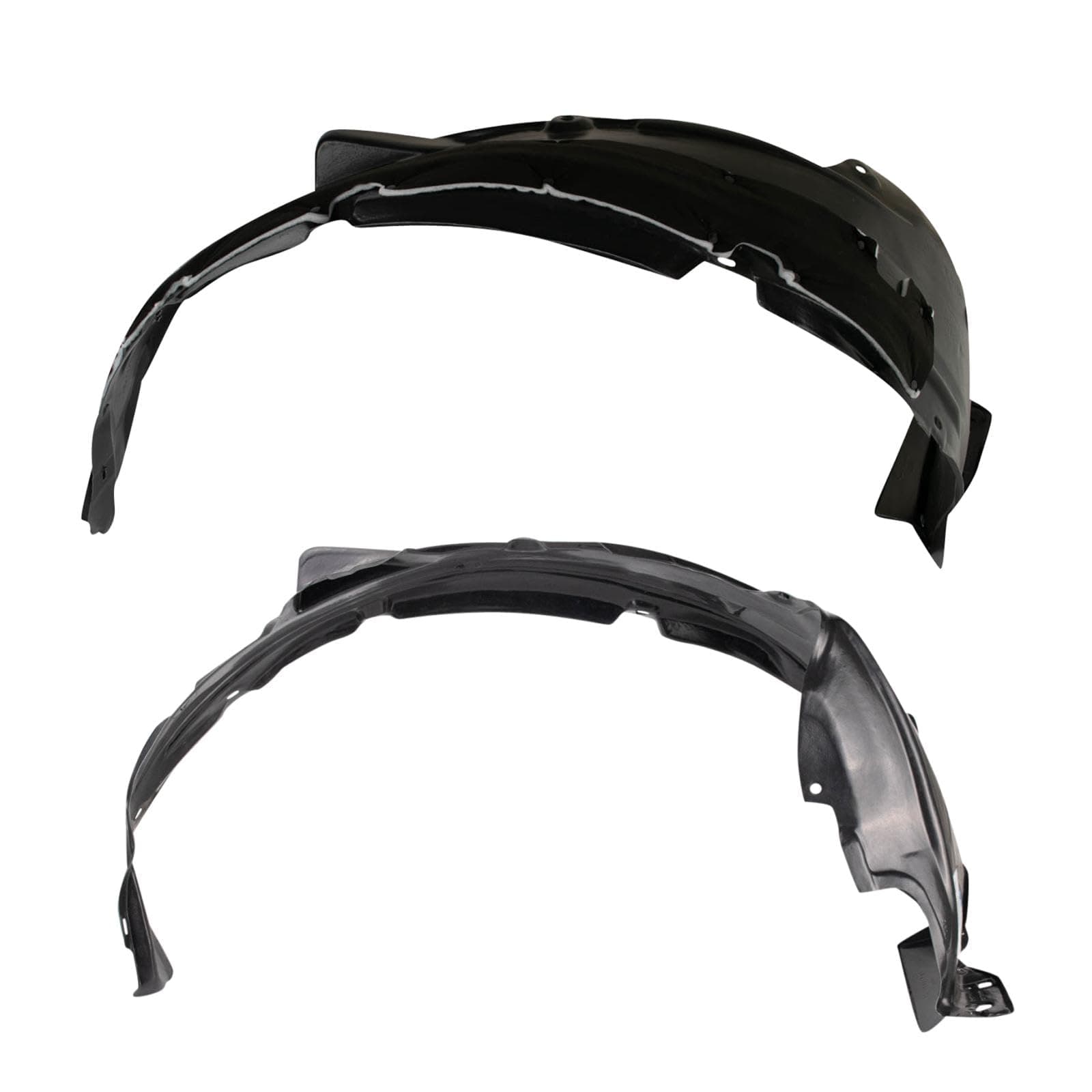 TRQ Front Inner Fender Liner Set Compatible with 2012-2014 Honda CR-V HO1248147 HO1249155 HO1249173