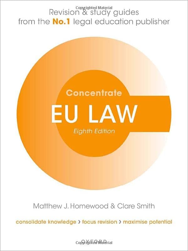 EU Law Concentrate: Law Revision and Study Guide