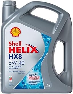 Shell Helix Hx8 5W-40 Fully Synthetic Motor Oil (10,000 Kms, 4 Litres, Pack Of 1)