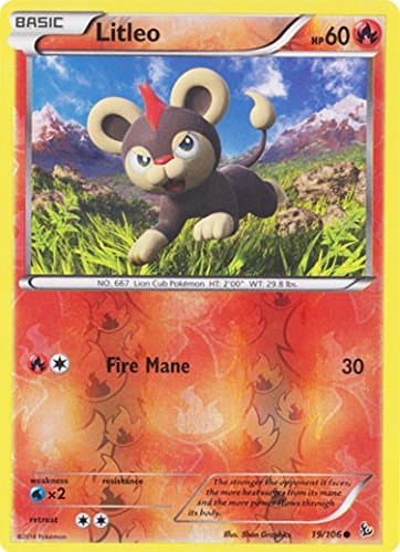 Pokemon - Litleo (19) - XY Flashfire - Reverse Holo