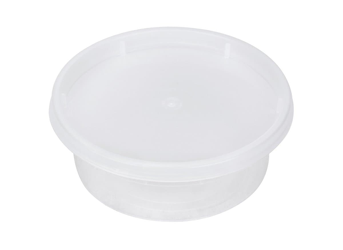 Plastic Deli Containers & Lids, 8oz (10 Count)
