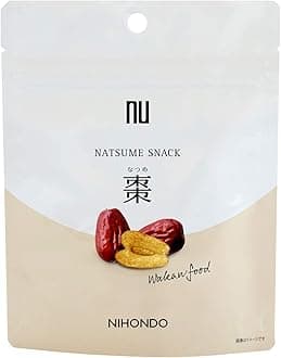 Natsume Snacks, 0.7 oz (20 g) x 3 Bag Set, Non-fried, Dried Fruit, Yakuhondou