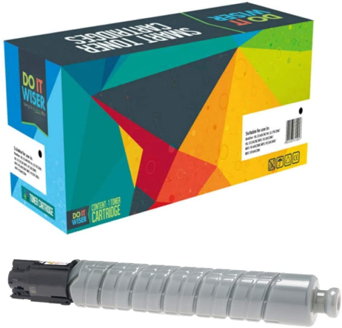 Do it wiserCompatible Printer Toner Cartridge Replacement for Ricoh 842091 for use in Ricoh MP C307 MP C306 MP C406 MP C407 (Black - High Yield)