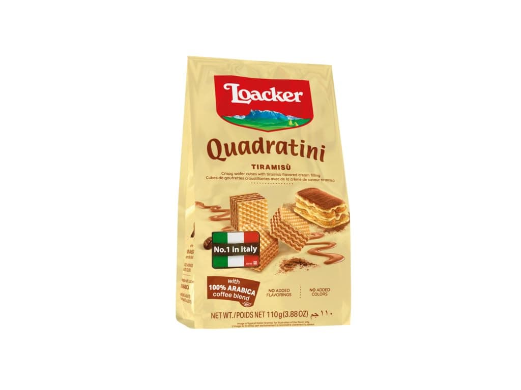 Loacker Quadratini Tiramisu - 110g