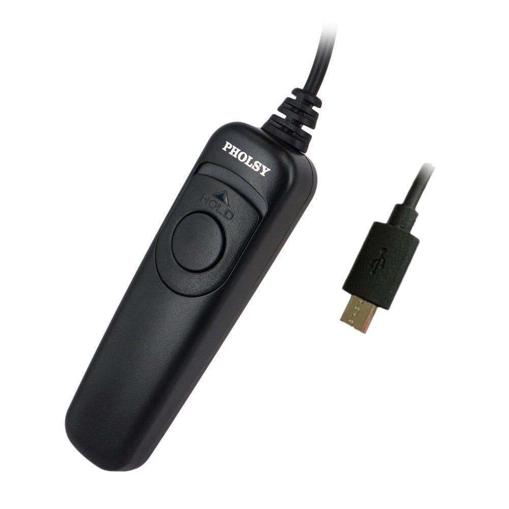 PHOLSY Shutter Remote Control Cable RR90 Release Cord for Fujifilm GFX50S, X-Pro2, X-H1, X-T2, X-T1, X-T10, X-T20, X-T100, X-E2S, X-E2, X-E3, X-M1, X-A20, X-A5, X-A3, X-A2, X-A1, X-A10, X100F, X100T