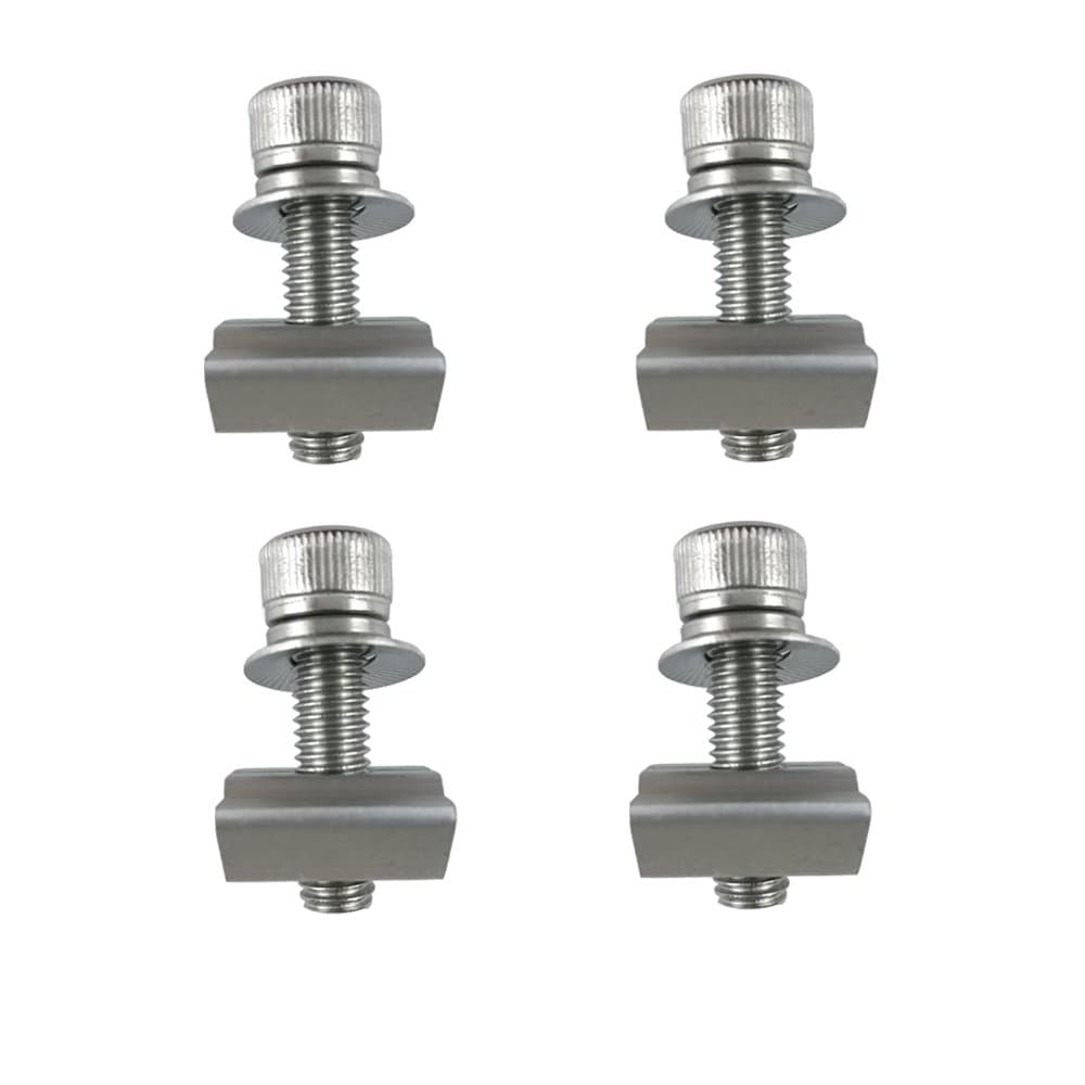 SmarkeySolar Panel Mounting Bracket Screw Hardware Parts for or Van RV Boat Off Grid Roof PV Racking 4 Units 1.4inch