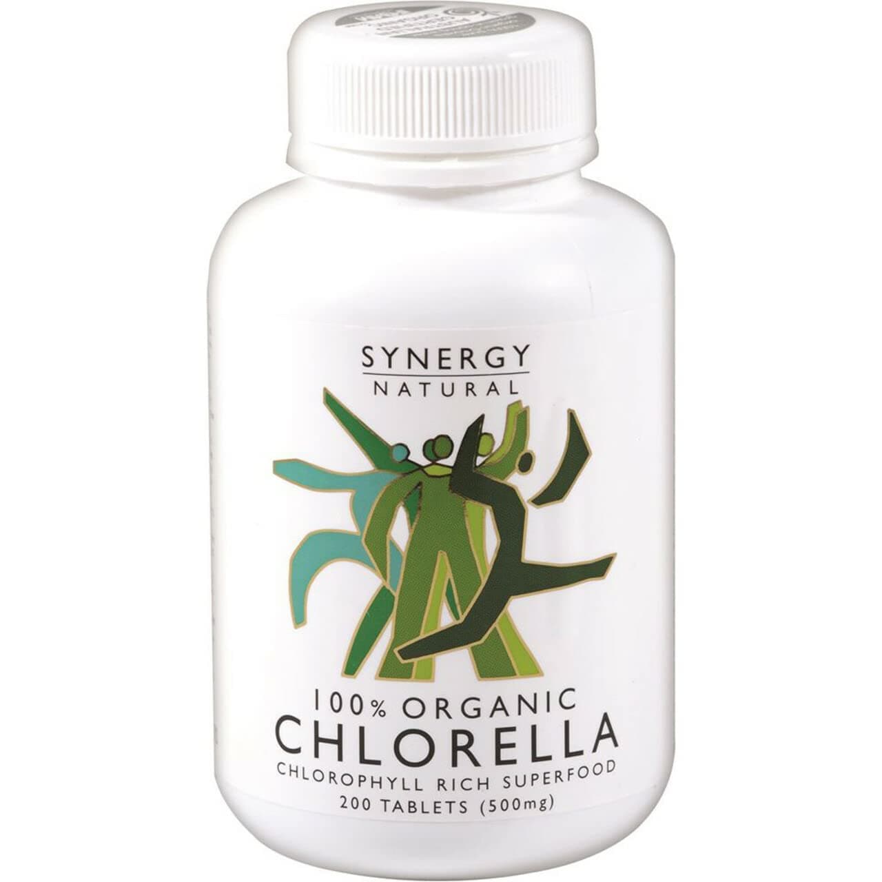 Synergy Natural Organic Chlorella – 200 tablets