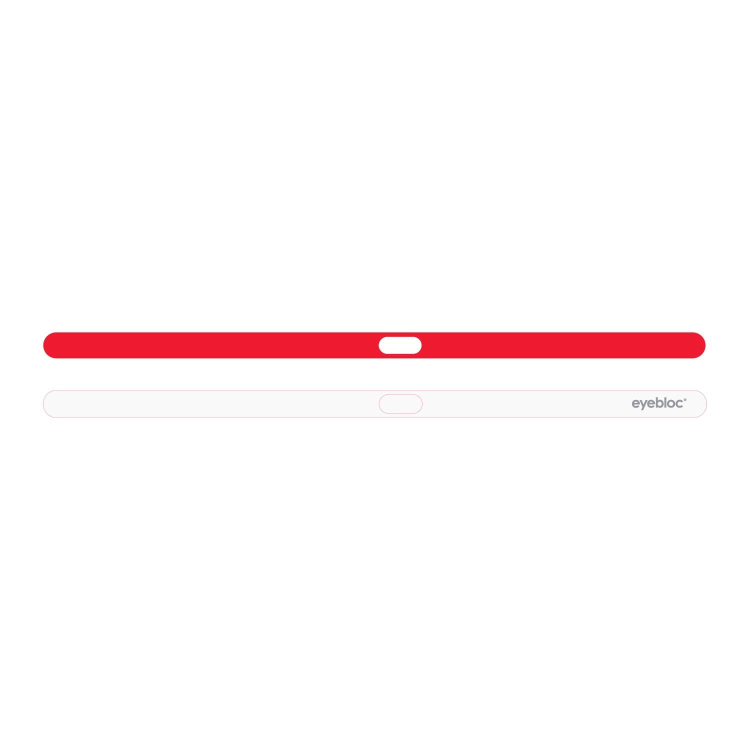 Webcam Cover for MacBook & MacBook Pro – Safe Screen Closure, Patented Magnetic Slider Design for Award-Winning and Stylish Protection (1 Pack) - Red White