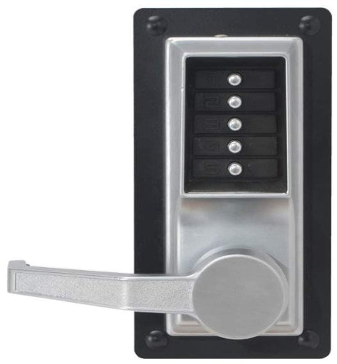 Kaba Access Control LR1011-26D RH 1011 Lever Lock, 26D, Dull Chrome