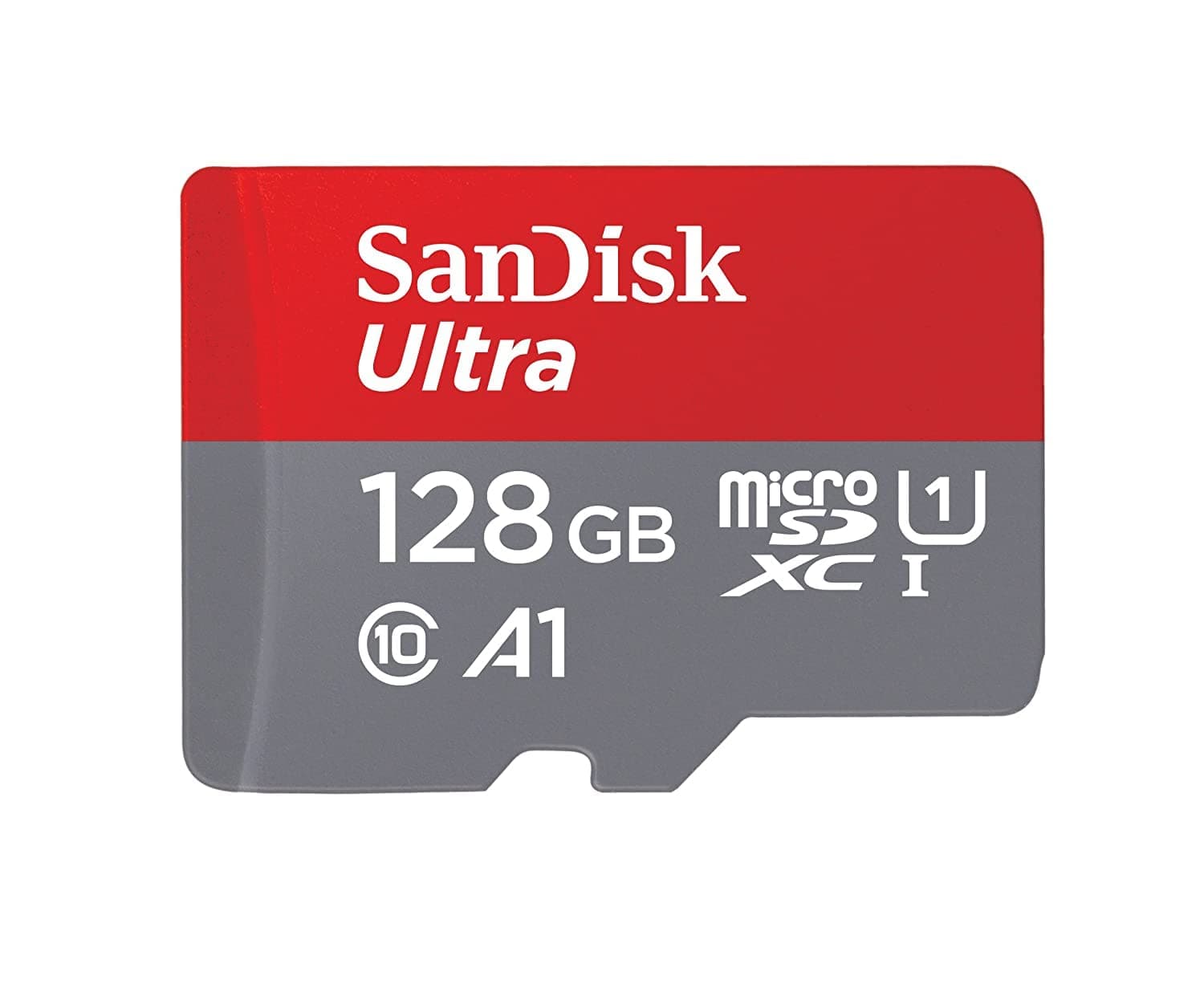 Ultra 128GB microSDXC Memory Card + SD Adapter with A1 App Performance up to 100MB/s, Class 10, U1 - Amazon exclusive packaging