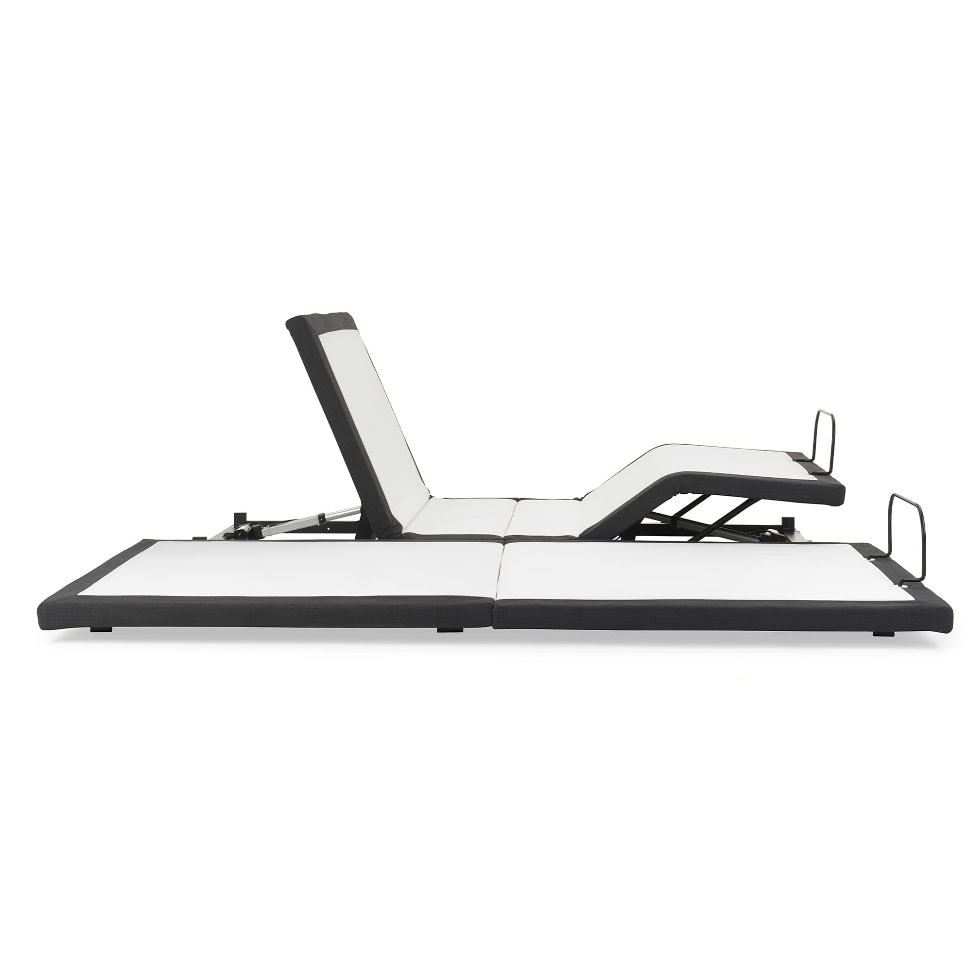 Blissful Nights Adjustable Bed Frame for Storage Beds with Massage Anti-Snore, Zero G, USB Charging Station, Wireless Remote Head and Foot Incline and No Tools Required Assembly … (Split King)