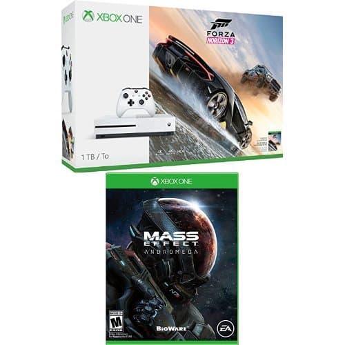 Xbox One S 1TB Console - Forza Horizon 3 Bundle + Mass Effect Andromeda