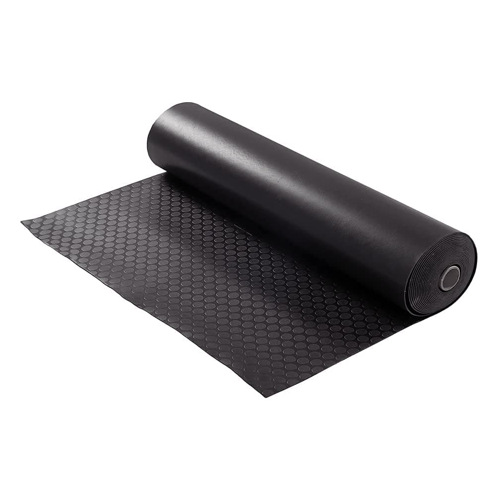 GLOBAL PREMIUM Electrical Insulation Rubber Mat – 3.3KV / Class A (1 Mtr x 2 Mtr, 2mm Thickness) Black Color, 1 Pc/Insulating Rubber Mat/Anti – Skid/Shock Proof/ISI Certified