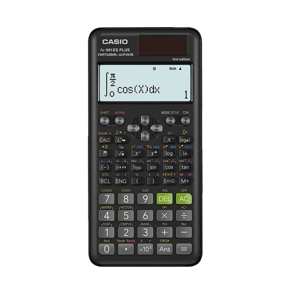 Casio fx-991ES Plus 2 Scientific Calculator with 417 Functions and Display, Natural
