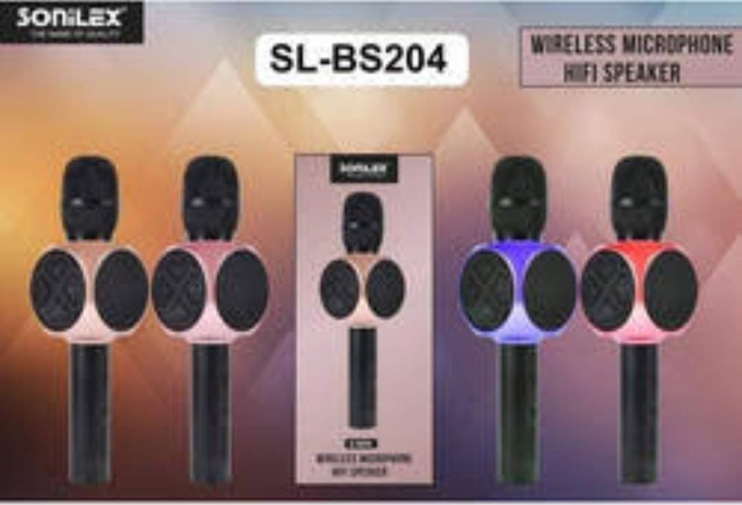 Sonilex Bluetooth Mic/Mike, Portable Handheld Mic/Mike with Speaker (Bluetooth Speaker