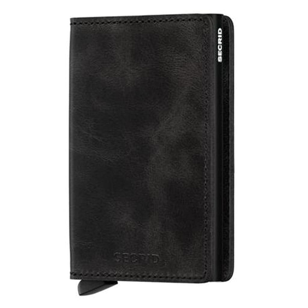 Slim Wallet Original Leather With Rfid Safe Card Case