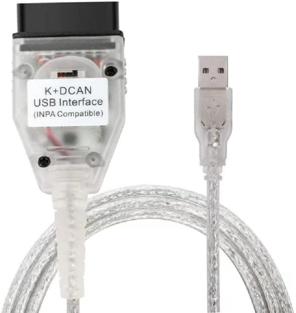 K+CAN Cable with Switch FT232RL K+D CAN USB Interface Cable Car Ediabas K+ Dcan USB OBD2 OBDii Diagnostic Scanner for BMW Work with NCS Expert Tool32