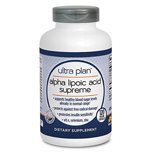Ultra Plan Alpha Lipoic Acid Supreme with Vitamin E, Selenium & Zinc (120 Veggie Capsules)