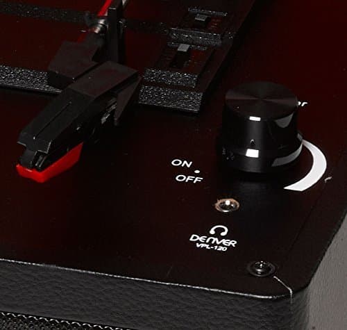 Denver Electronics VPL-120BLUE Electronics VPL-120BLUE, Blue, 33 1/3,45,78, Rotary, Straight tonearm, 2 W, 265 mm