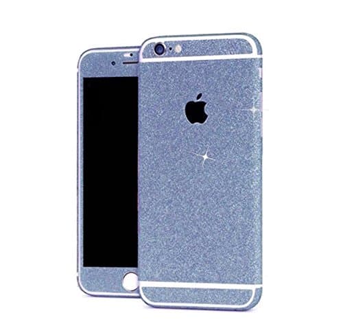 Beautiful Bling Bling Sticker for Apple iPhone 6/6 Plus-Luxury Sparkle Full Body Decal Glitter - Protector Films for iPhone 6/6S Plus (Light Blue)