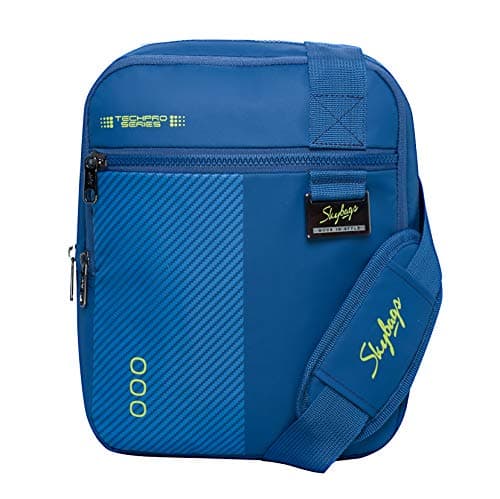 Skybags Techno Vertical Messenger Bag (Blue)