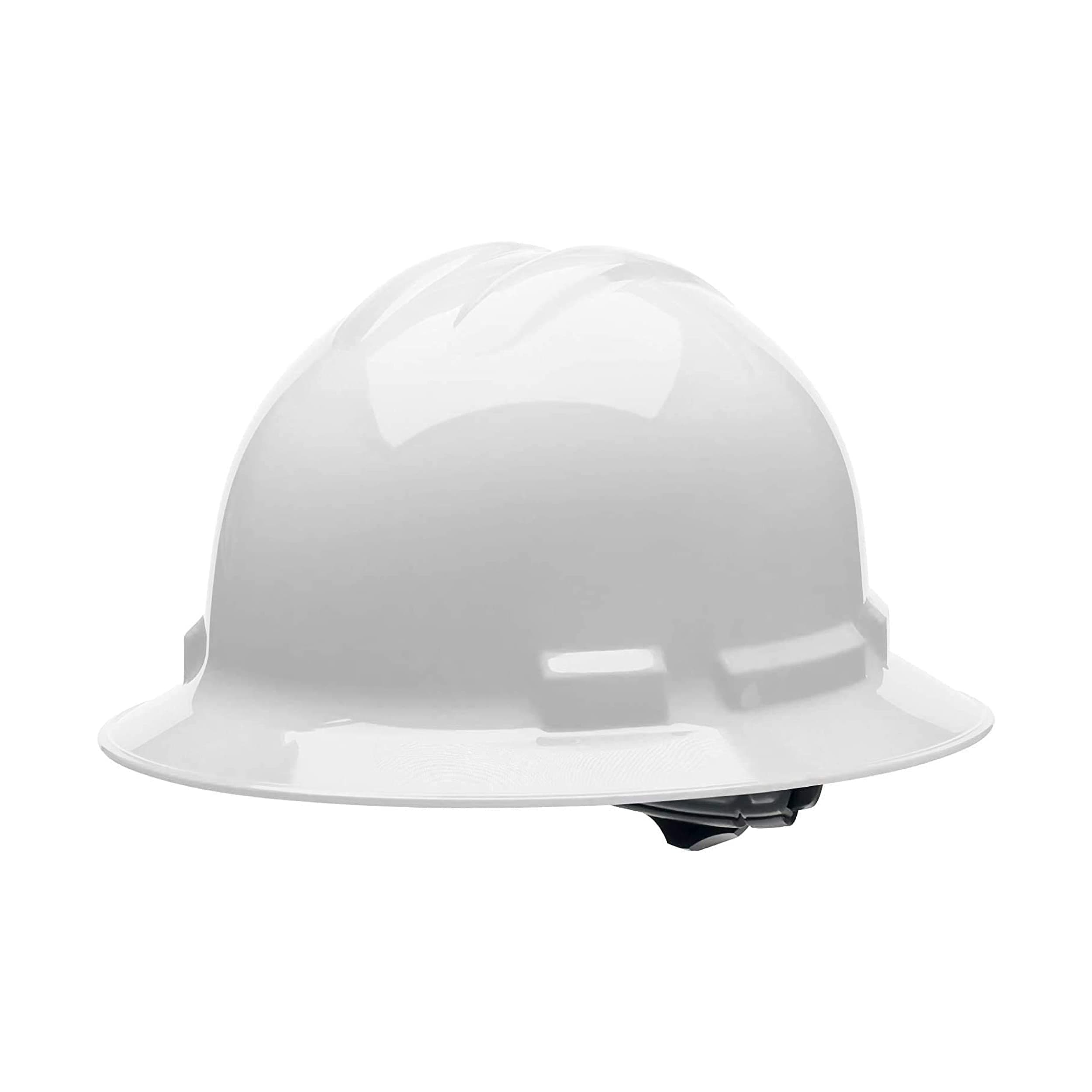Full Brim Hard Hat – Construction and Safety Hard Hats for Men and Women, 4 Pt. Ratchet System, OSHA & ANSI Compliant, Made in the USA
