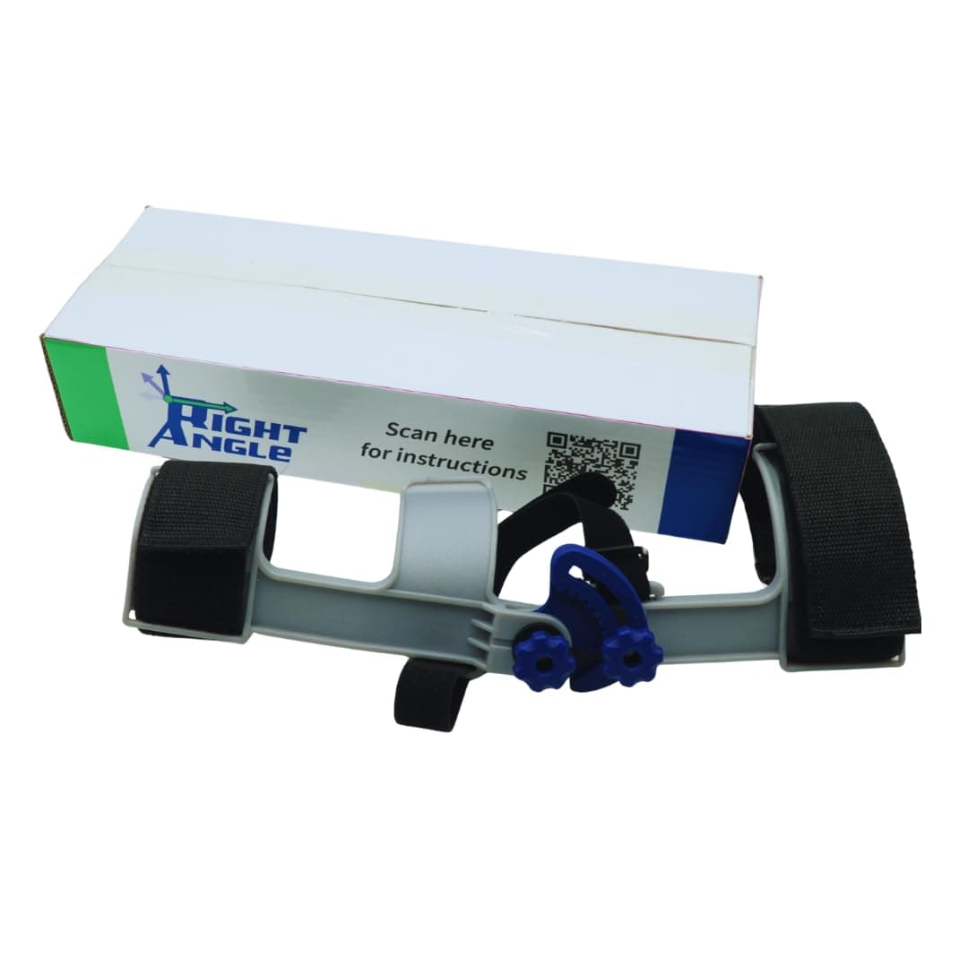 The Right Angle Golf Swing Trainer Aid for Backswing & Arm Position Right Arm Elbow Brace to Improve Swing Plane, Tempo, Power & Accuracy Golf Training Aid for Men & Women