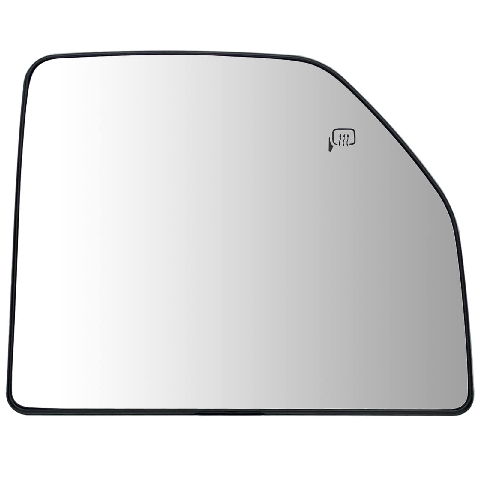 Right Passenger Side Heated Upper Mirror Glass Replacement For 2015-2020 Ford F150 2017-2020 Ford F250 F350 - Towing Mirror Convex Side Mirror Glass With Rear Holder