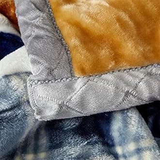 LGYKUMEG Warm Winter Blanket,Korean Mink Blanket,Plush Fleece Blanket 79"X91",Silky Soft and Warm,Thick, 2 Ply Reversible Raschel Flannel Blanket,Space Bear,200x230cm4kg