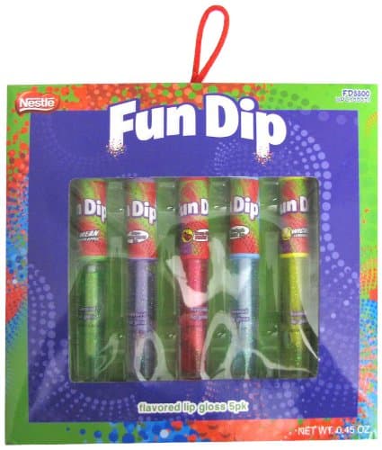 Fun Dip 5 Piece Lip Gloss Wand, Assorted Flavors