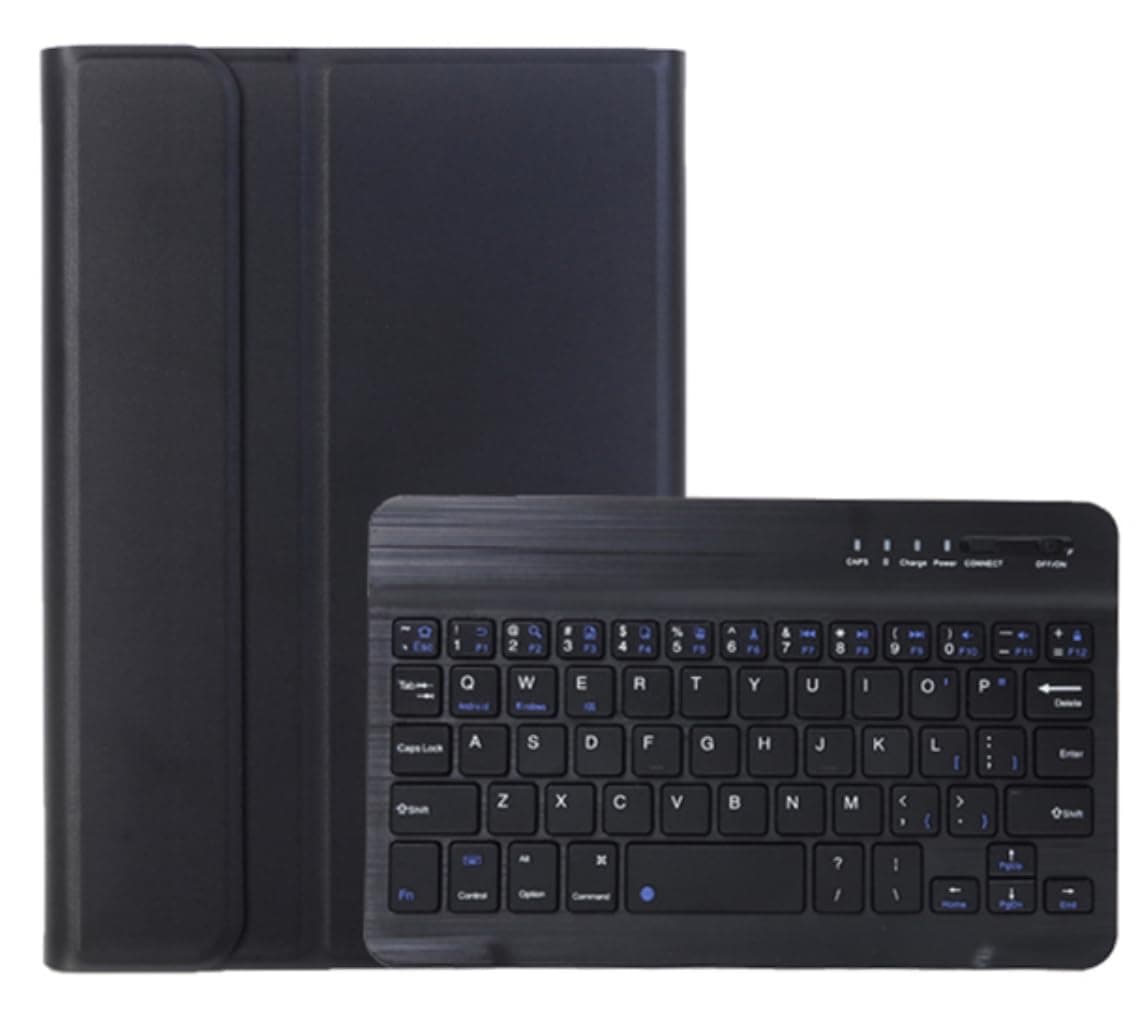 Keyboard Case for iPad Mini 4 /Mini 5 with Detachable Wireless Keyboard and Pen Holder, Slim Smart Auto Sleep/Wake Cover Case (Black)