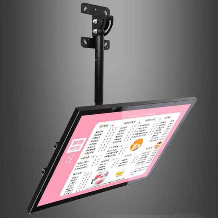 Slim Snap Frame LED Light Box, led restaurant menu board, LED Backlit Menu Board For Restaurant Cafe Shops Wall Mounted Billboard (70x50cm)
