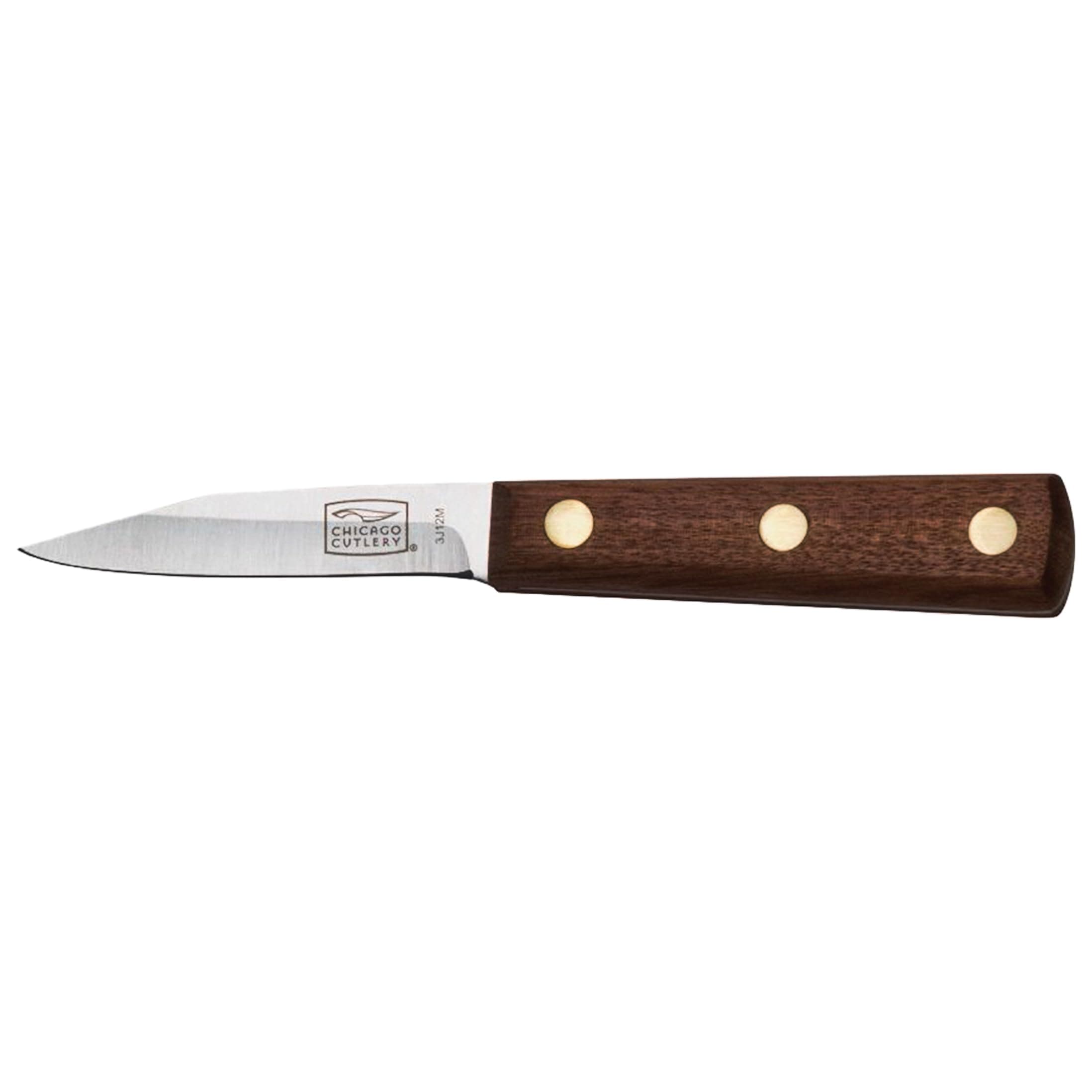 Chicago Cutlery 7-1/2-Inch Kitchen Knife with Sharp Stainless Steel Blade for Slicing, Professional Fillet Knife with Ergonomic Walnut Tradition Handle