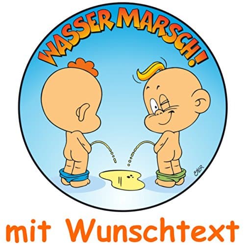 Windel Winni Colored Twins/Siblings Sticker with custom name/text - motif BWWG1