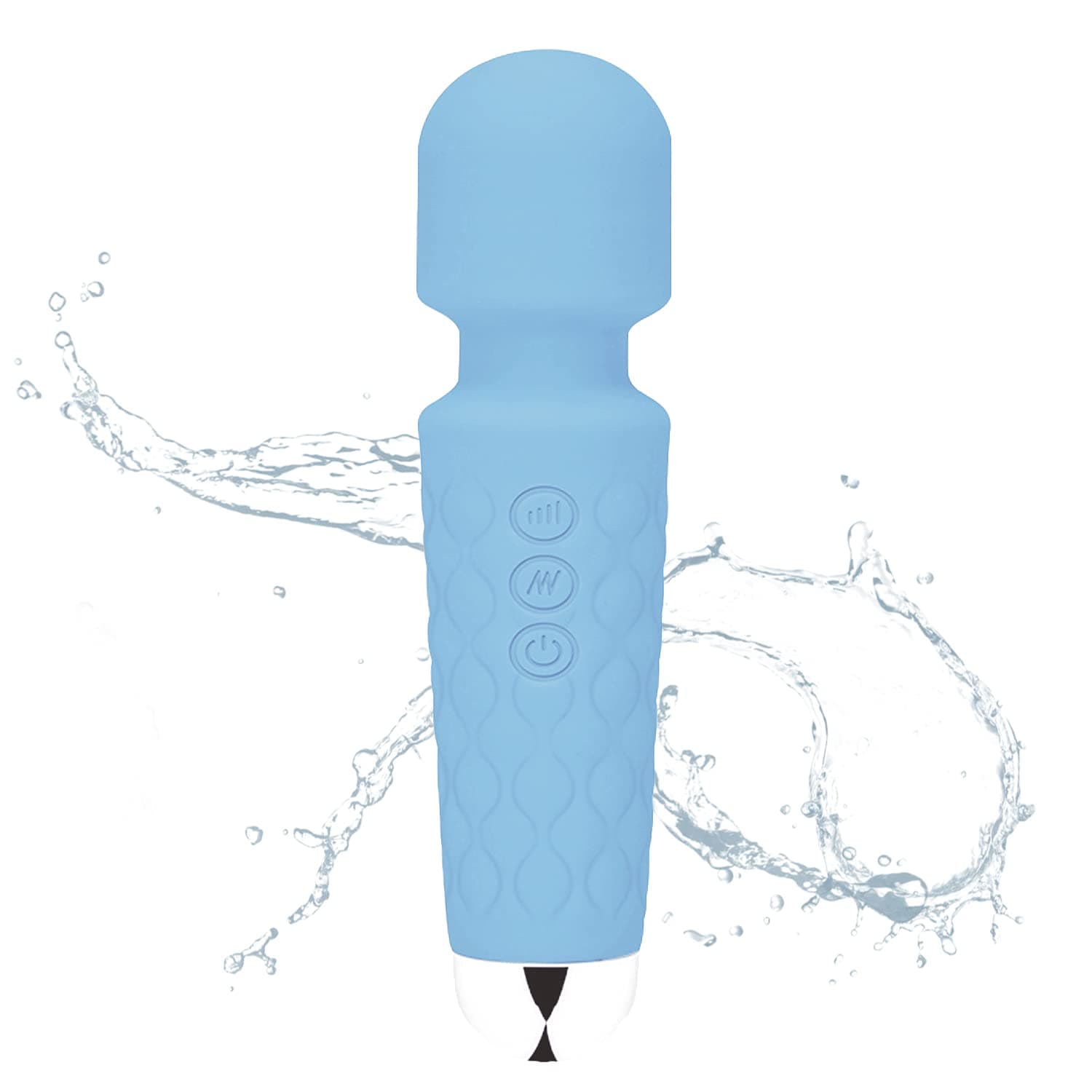 Powerful Mini Massager with 20 Vibration Modes 8 Speeds, Handheld Waterproof Quiet Rechargeable Portable Personal Full Body Massager Relieve Muscle Stress Relaxing Body…