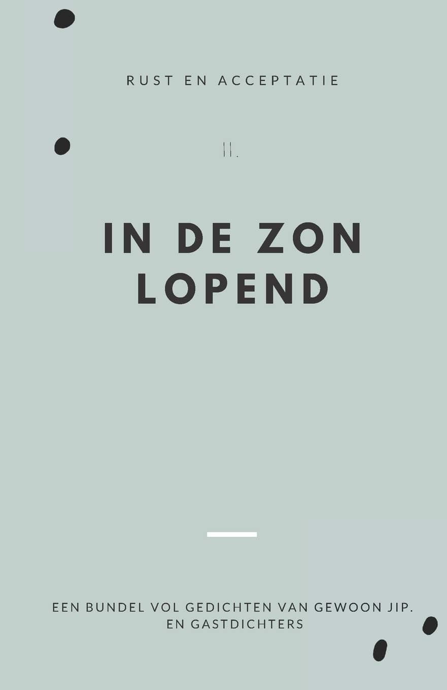 In de zon lopend: Rust en Acceptatie