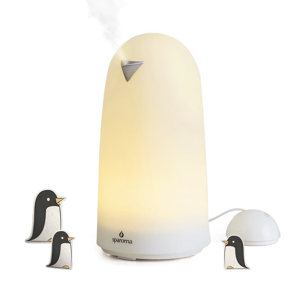 Aromatherapy Essential Oil Diffuser, Baby Aroma Diffuser with Safe Material, Mist Humidifier with Eye-Caring Light and Super Quiet Operation