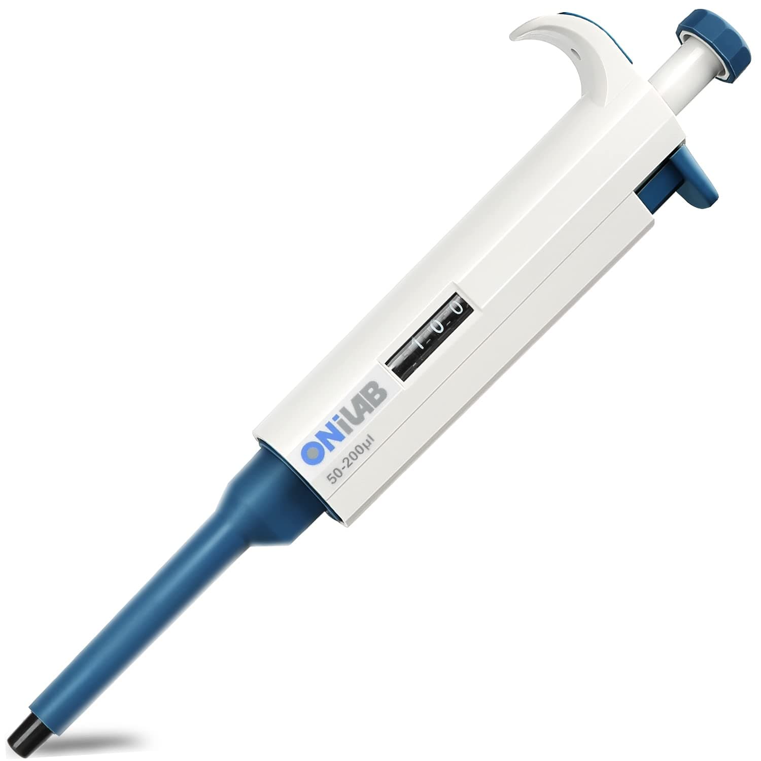 ONiLAB 50-200ul High-Accurate Single-Channel Manual Adjustable Variable Volume Pipettes, 7010101011
