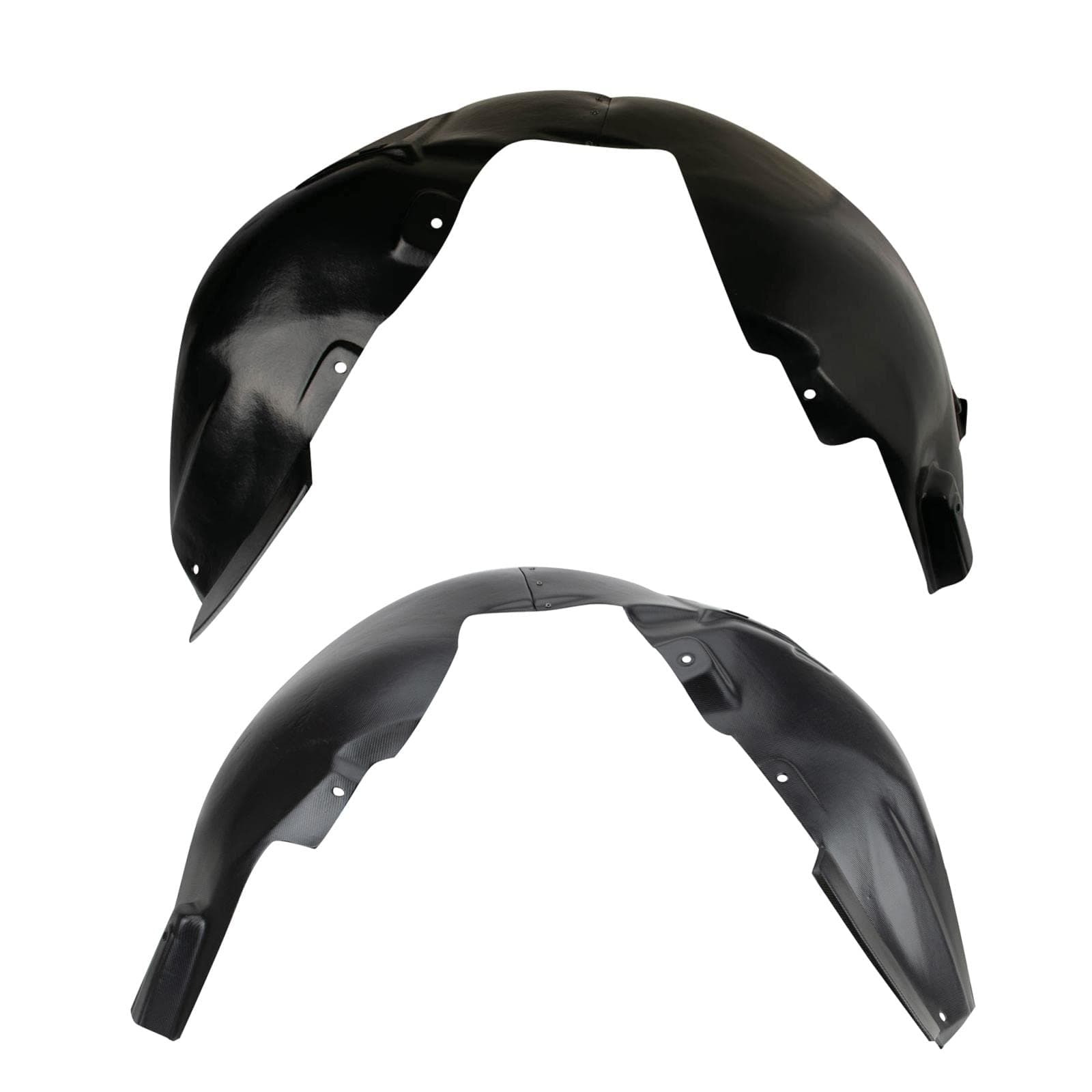 TRQ Front Inner Fender Liner Set Compatible with 2013-2016 Dodge Dart CH1248200 CH1249200