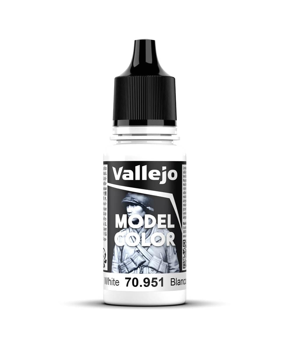 Vallejo White Model Color 2 Paint, 17ml