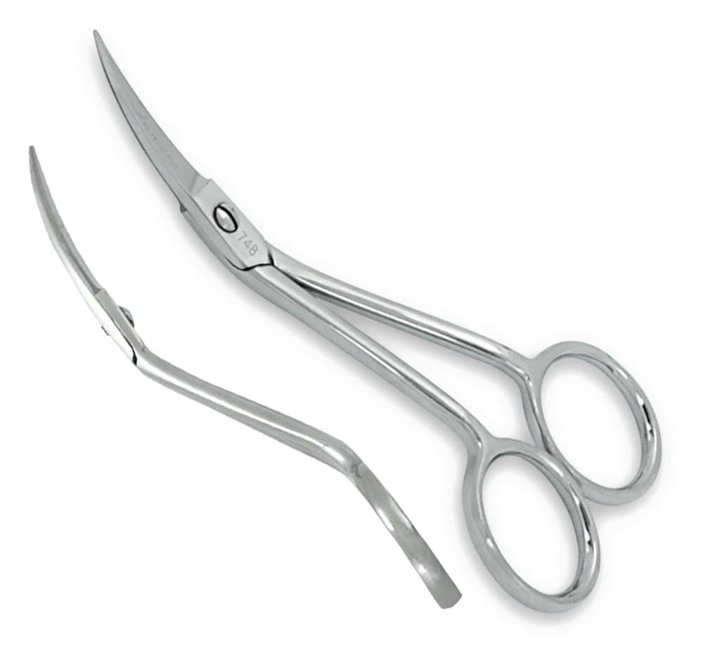 Mini (Double Curved) Machine Embroidery Scissors Item# 748C