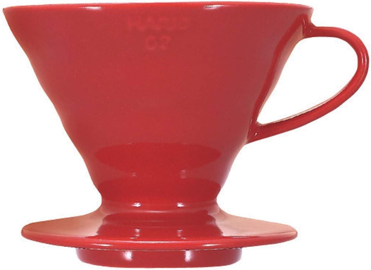 V60 Ceramic Coffee Dripper, Red