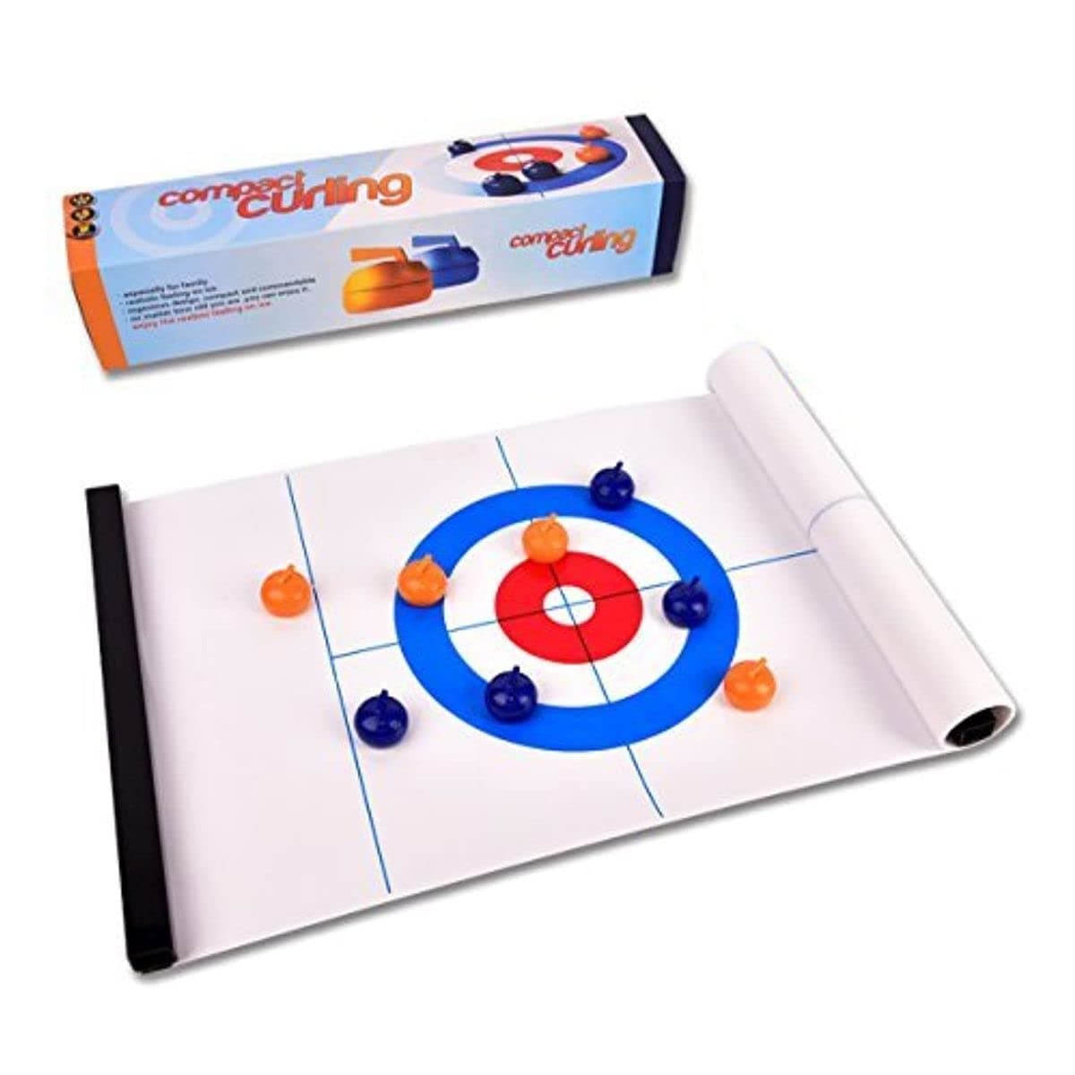 Tabletop Curling Game – Compact Curling Board Game, Tabletop Game for General Consumers (Ages 14+)